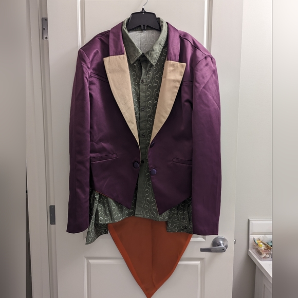 5 Piece Joker Suit Costume - Picture 2 of 16
